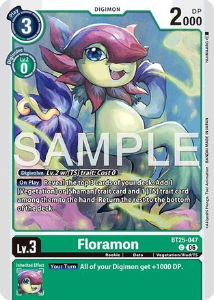 Floramon (BT25-047) - Dual Revolution