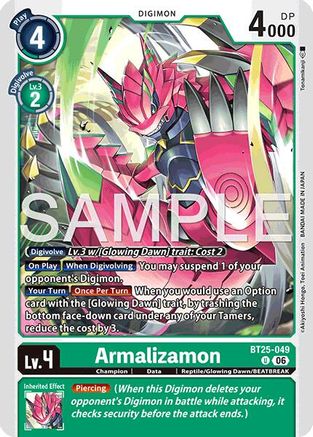 Armalizamon (BT25-049) - Dual Revolution