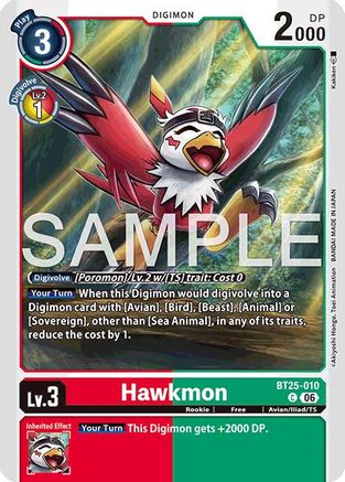 Hawkmon (BT25-010) - Dual Revolution