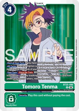 Tomoro Tenma (BT25-090) - Dual Revolution Foil