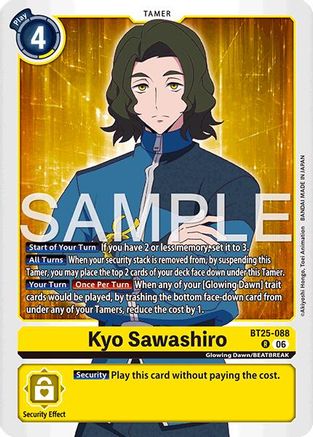 Kyo Sawashiro (BT25-088) - Dual Revolution Foil