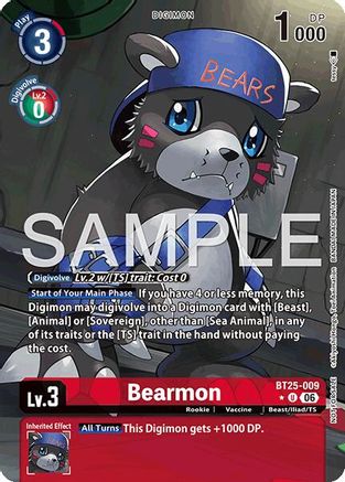 Bearmon - BT25-009 (Full Art) (BT25-009) - Dual Revolution Foil