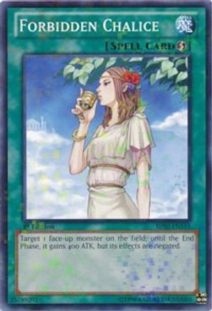 Forbidden Chalice (Mosaic Rare) (BP02-EN155) - Battle Pack 2: War of the Giants Unlimited