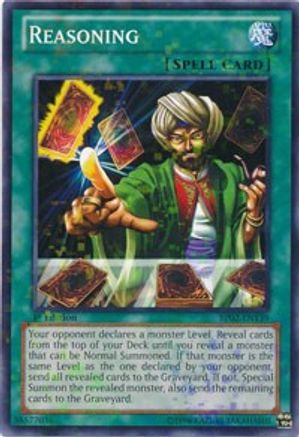 Reasoning (Mosaic Rare) (BP02-EN139) - Battle Pack 2: War of the Giants 1st Edition