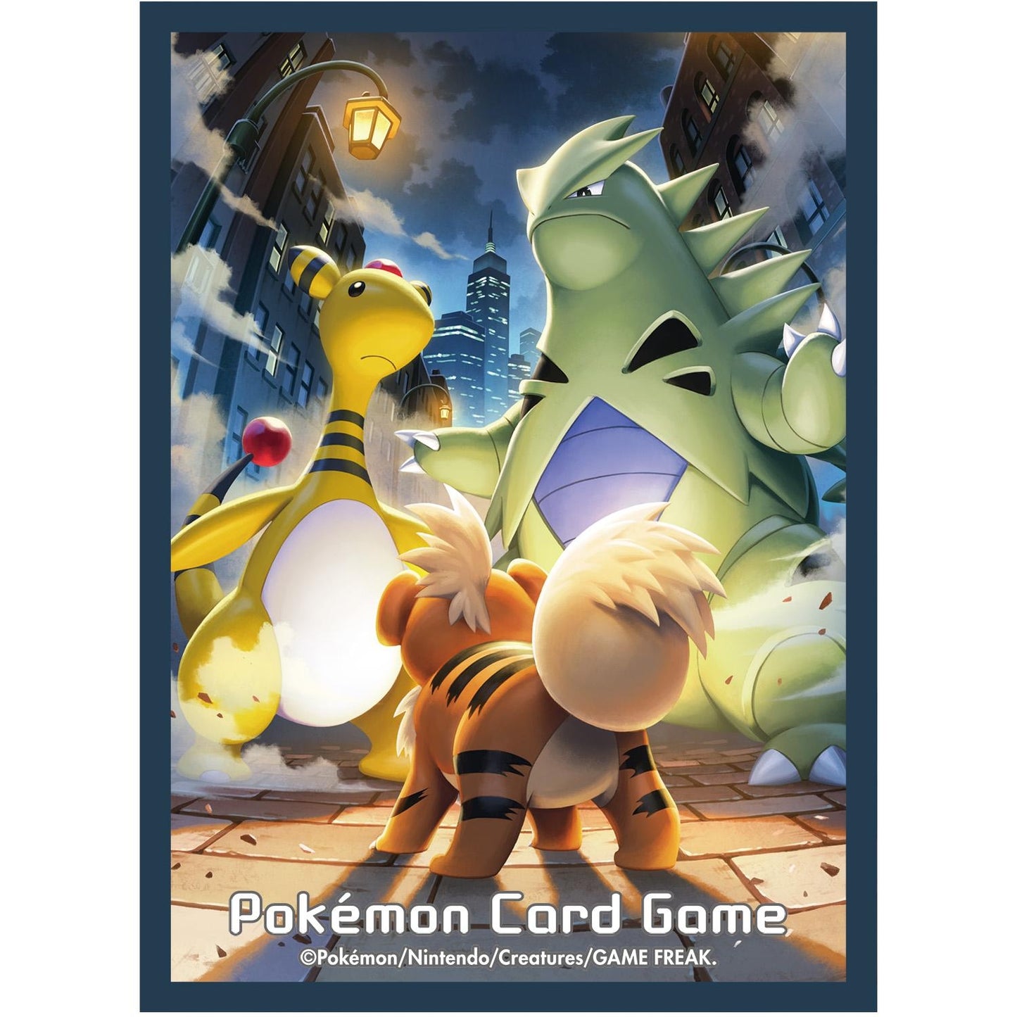 Pokémon Center Japan Official Sleeves: Growlithe & Ampharos & Tyranitar Sleeves