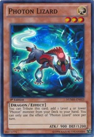 Photon Lizard (NUMH-EN023) - Number Hunters 1st Edition