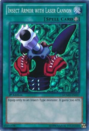 Insect Armor with Laser Cannon (NUMH-EN057) - Number Hunters 1st Edition