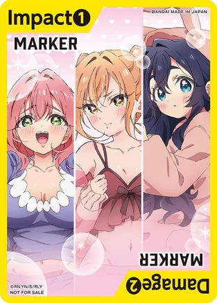 Marker Card (The 100 Girlfriends who Really Really Really Really Really Love You) - Union Arena Promotion Cards