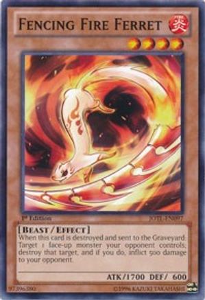 Fencing Fire Ferret (JOTL-EN097) - Judgment of the Light Unlimited