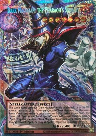Dark Magician, the Pharaoh's Servant (Starlight Rare) (Extended Art) (MAMO-EN001) - Magnificent Monsters 1st Edition