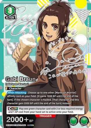 Gabi Braun (050) (R**) (UEX07BT/AOT-2-050) - UEX07BT Attack on Titan Vol 2 Foil