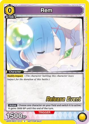 Rem (013) (UEPR/REZ-1-013) - UE24BT ReZERO Starting Life in Another World Release Event Cards