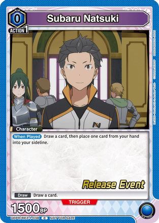 Subaru Natsuki (038) (UEPR/REZ-1-038) - UE24BT ReZERO Starting Life in Another World Release Event Cards