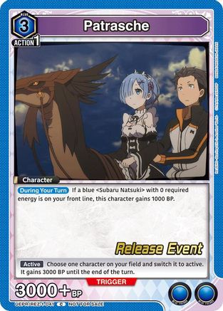 Patrasche (UEPR/REZ-1-041) - UE24BT ReZERO Starting Life in Another World Release Event Cards