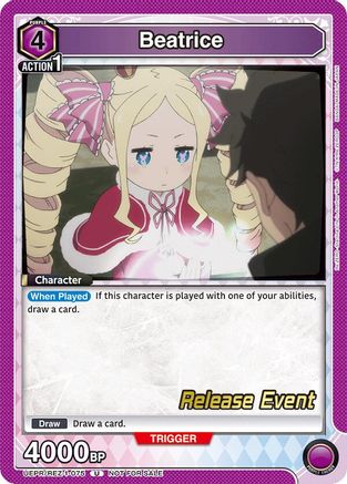 Beatrice (075) (UEPR/REZ-1-075) - UE24BT ReZERO Starting Life in Another World Release Event Cards