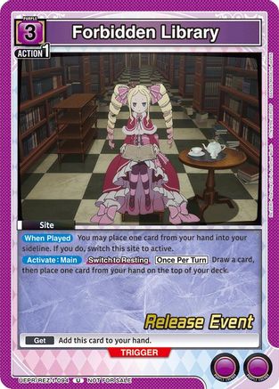 Forbidden Library (UEPR/REZ-1-094) - UE24BT ReZERO Starting Life in Another World Release Event Cards