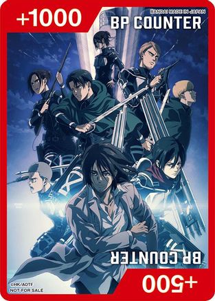 BP Counter (Attack on Titan) - Union Arena Promotion Cards