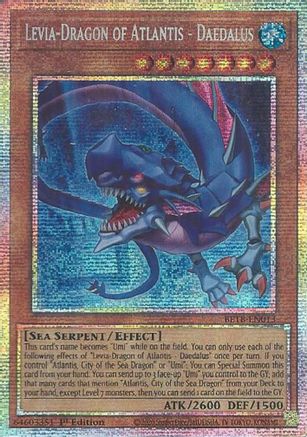 Levia-Dragon of Atlantis - Daedalus (Starlight Rare) (BETB-EN013) - Beyond the Brave 1st Edition