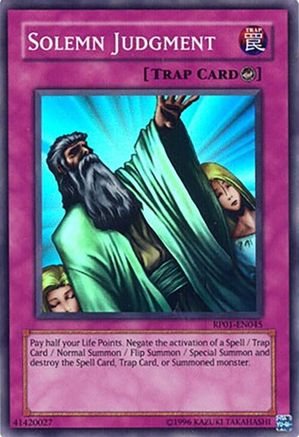 Solemn Judgment (RP01-EN045) - Retro Pack 1 Unlimited