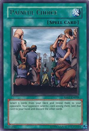 Painful Choice (RP01-EN059) - Retro Pack 1 Unlimited