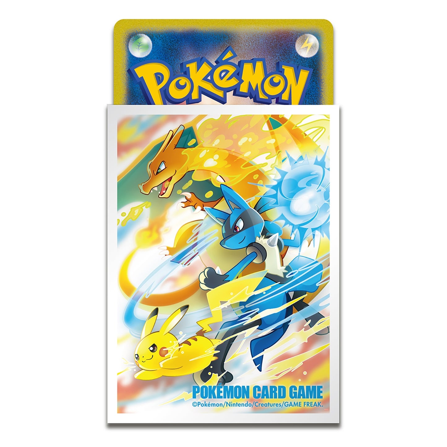 Pokémon Center Japan Official Sleeves: Pikachu & Lucario & Charizard Sleeves