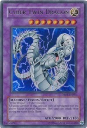 Cyber Twin Dragon (DR04-EN035) - Dark Revelation Volume 4 Unlimited