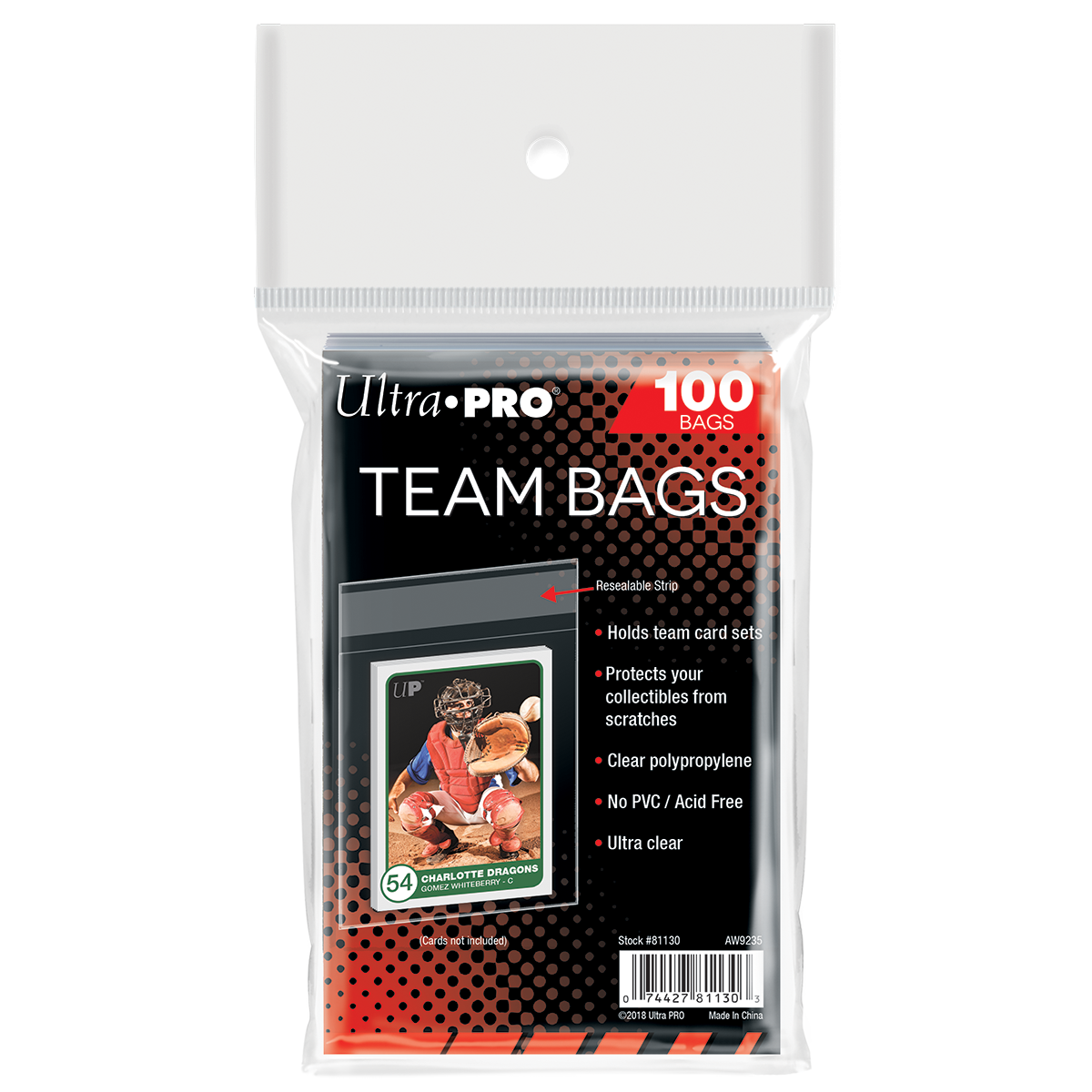 Ultra Pro - Team Set Bags - 100ct