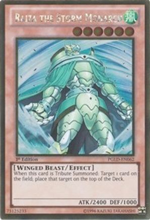 Raiza the Storm Monarch (PGLD-EN062) - Premium Gold Unlimited