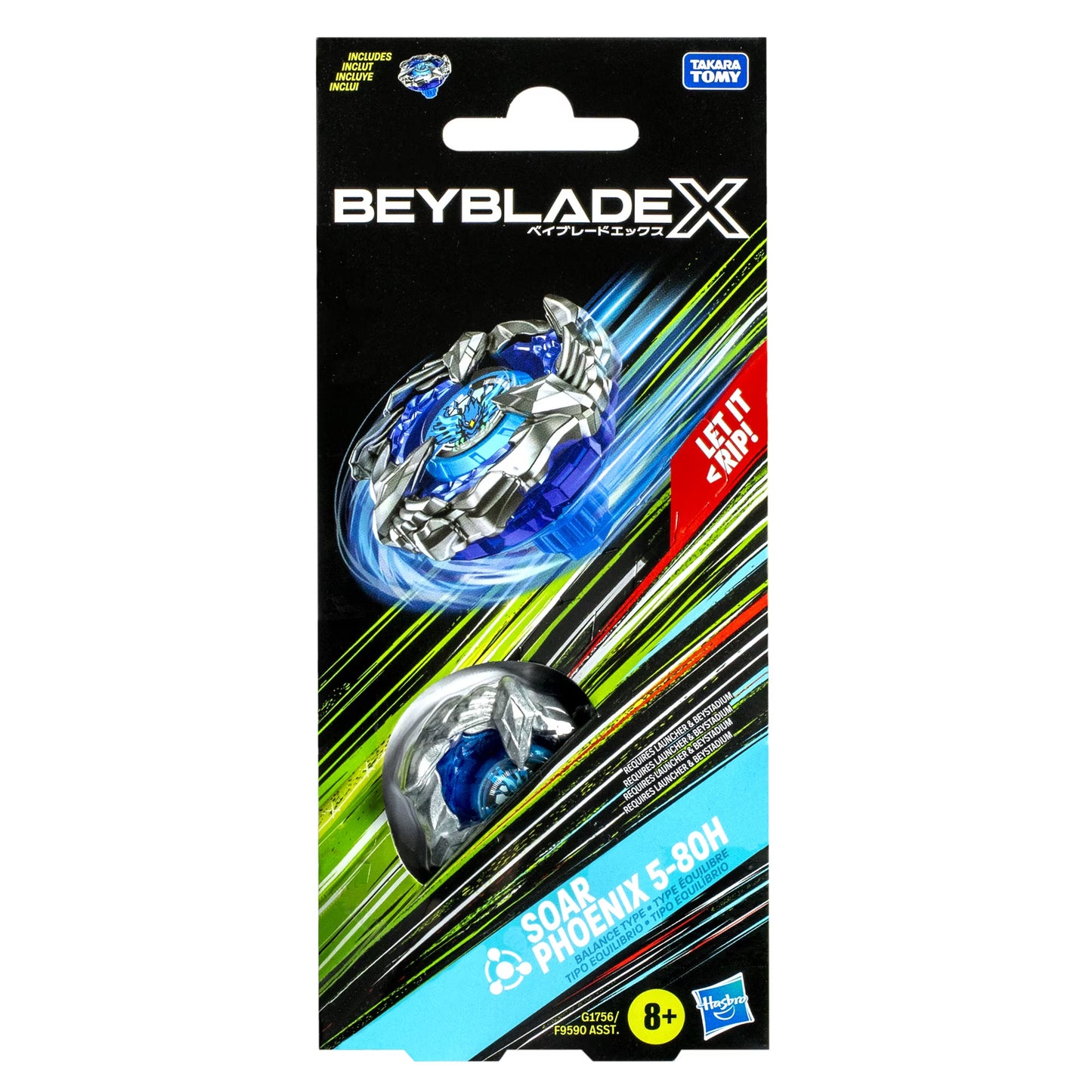 (Hasbro) Beyblade X - Soar Phoenix 5-80H