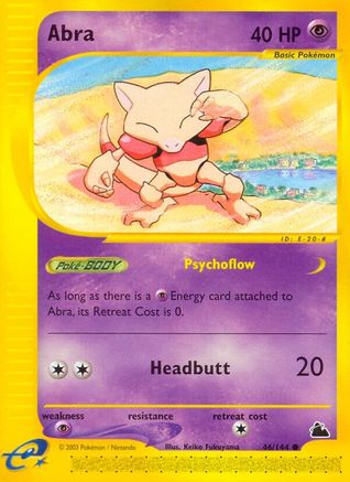 Abra/144 - Skyridge Reverse Holofoil