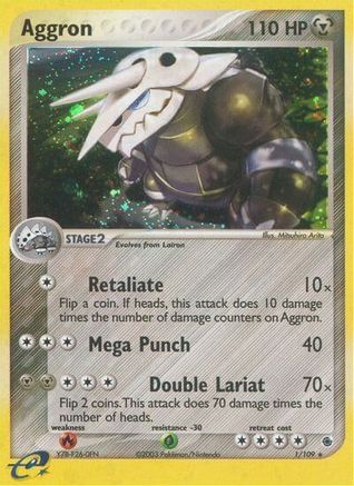 Aggron/109 - Ruby and Sapphire Holofoil