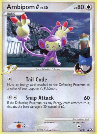 Ambipom G/111 - Rising Rivals Reverse Holofoil
