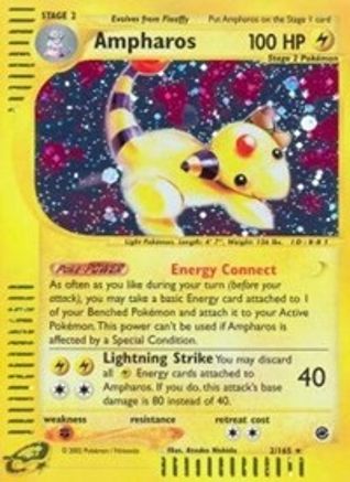 Ampharos (2)/165 - Expedition Holofoil