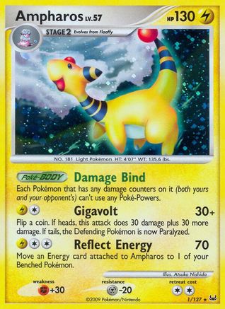 Ampharos/127 - Platinum Holofoil