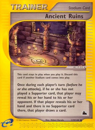 Ancient Ruins/144 - Skyridge Reverse Holofoil