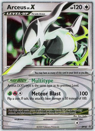 Arceus LV.X - DP56/56 - Diamond and Pearl Promos Holofoil