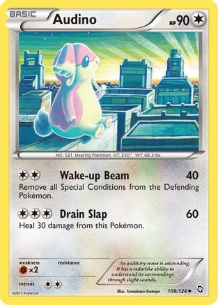 Audino/124 - Dragons Exalted Reverse Holofoil