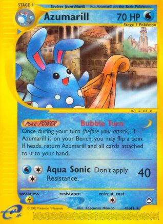 Azumarill/147 - Aquapolis