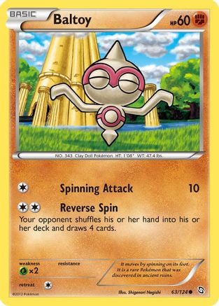 Baltoy/124 - Dragons Exalted Reverse Holofoil