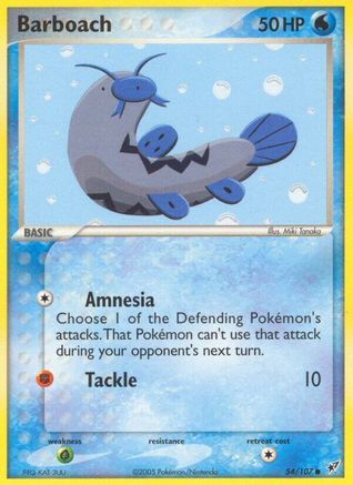 Barboach/107 - Deoxys Reverse Holofoil