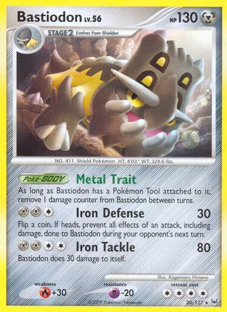 Bastiodon/127 - Platinum Reverse Holofoil