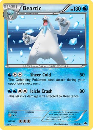Beartic (30)/98 - Emerging Powers Holofoil