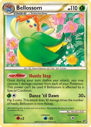 Bellossom/90 - Undaunted Reverse Holofoil