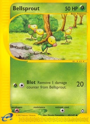 Bellsprout (45)/147 - Aquapolis Reverse Holofoil