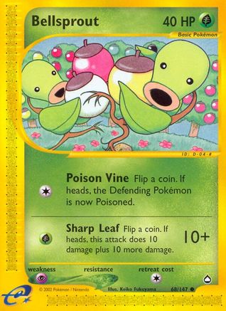 Bellsprout (68)/147 - Aquapolis