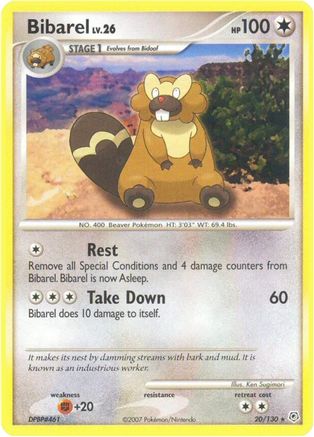 Bibarel/130 - Diamond and Pearl Reverse Holofoil
