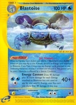 Blastoise (37)/165 - Expedition Reverse Holofoil