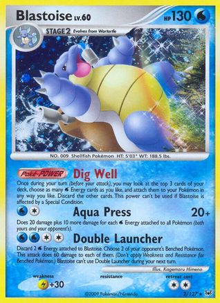 Blastoise/127 - Platinum Reverse Holofoil