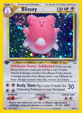 Blissey/64 - Neo Revelation 1st Edition Holofoil