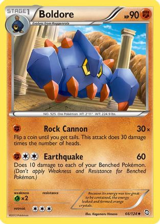 Boldore/124 - Dragons Exalted Reverse Holofoil